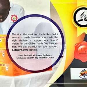 Letap Pharmacy awards and recognition Letap ia a leading Pharmaceutical Manufacturing Company in Ghana