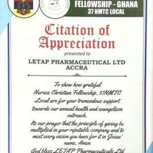 Letap ia a leading Pharmaceutical Manufacturing Company in Ghana
