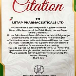 Letap ia a leading Pharmaceutical Manufacturing Company in Ghana